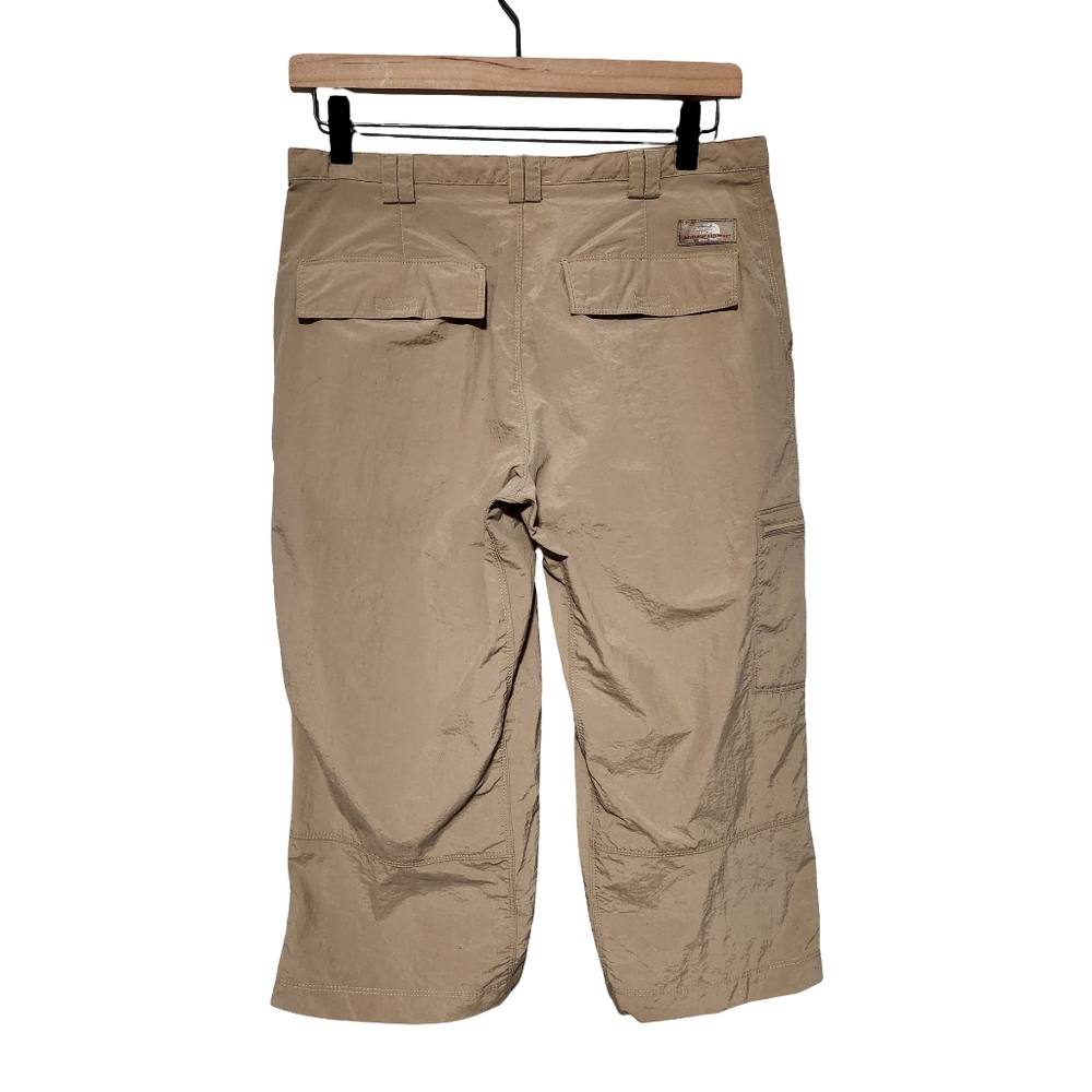 THE NORTH FACE Capri Pants Womens 6 Khaki Cargo Hiking Nylon Outdoor Trails - Picture 6 of 11